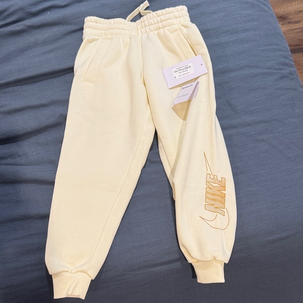 Nike Kids Cream Joggers